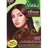 Хна для волос VATIKA Henna, коричневая,10 пакетиков по 10 г